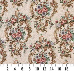 6640 Floral Jewel Pink Charlotte Fabrics