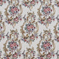 6641 Floral Ivory Gold & Yellow,Pink Charlotte Fabrics