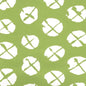 6655WP-03 OBI II REVERSE Jungle Green On Almost White Quadrille Wallpaper