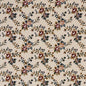 6675 Floral Praline Green,Red & Burgundy Charlotte Fabrics
