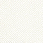 6890WP-02 JAVA JAVA Beige On White Quadrille Wallpaper