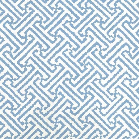 6890WP-16 JAVA JAVA Pacific Blue Almost White Quadrille Wallpaper