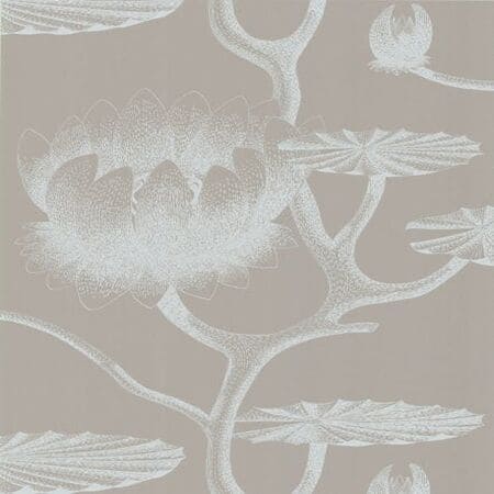 69/3110-CS LILY White Grey Cole & Son Wallpaper