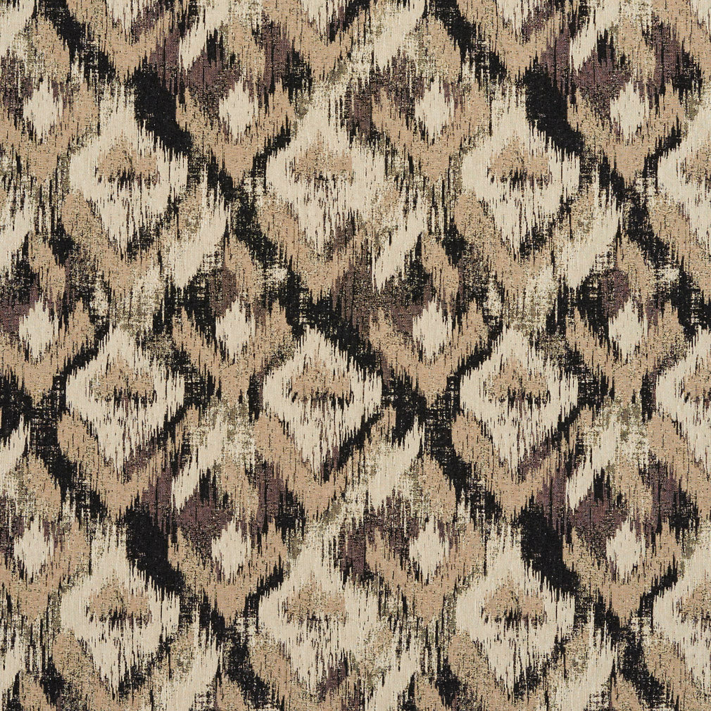 6941 Abstract & Geometric Shadow Beige & Taupe,Black Charlotte Fabrics