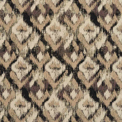 6941 Abstract & Geometric Shadow Beige & Taupe,Black Charlotte Fabrics