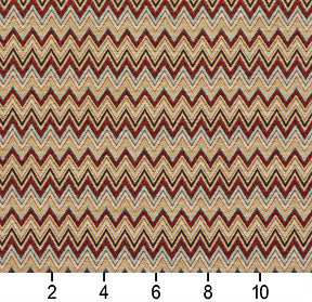 6963 Abstract & Geometric,Herringbone & Chevron Veranda Flame Brown,Red & Burgundy Charlotte Fabrics