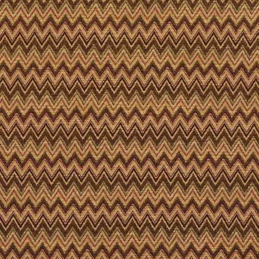 6965 Abstract & Geometric,Herringbone & Chevron Tiki Flame Brown,Gold & Yellow Charlotte Fabrics