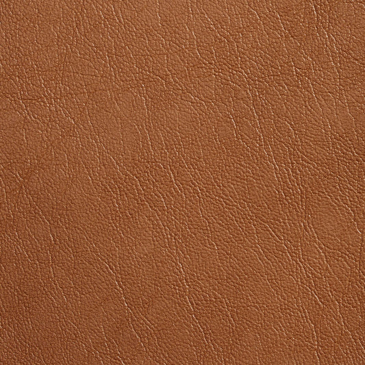 7079 Leather Grain,Plain & Solid Caramel Brown Charlotte Fabrics Vinyl