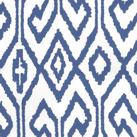 7240-13WPV AQUA IV Navy On White Vinyl Quadrille Wallpaper