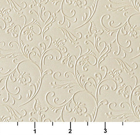 7343 Small Scale Champagne White & Ivory Charlotte Fabrics Vinyl