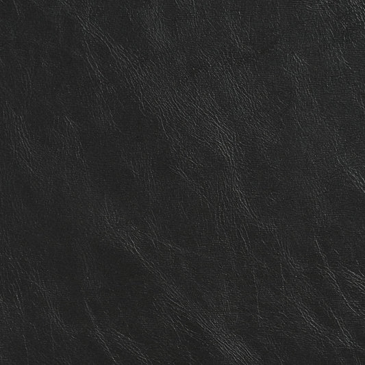 7400 Leather Grain,Plain & Solid Black Black Charlotte Fabrics Vinyl