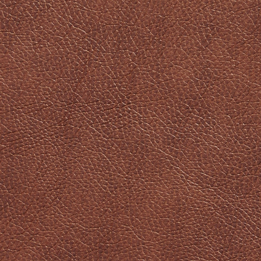 7425 Leather Grain,Plain & Solid Saddle Brown Charlotte Fabrics Vinyl