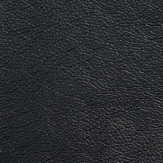 7429 Leather Grain,Plain & Solid Black Charlotte Fabrics Breathables,Polyurethane,Vinyl