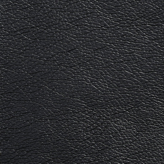 7429 Leather Grain,Plain & Solid Onyx Black Charlotte Fabrics Vinyl