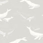 7452 WHALES Grey Schumacher Wallpaper