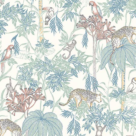 7462 WILD JUNGLE Multi Schumacher Wallpaper