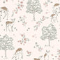 7473 DEER LOVE Blush Schumacher Wallpaper