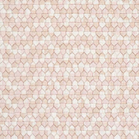 75124 IVINS EMBROIDERY Blush Schumacher Fabric