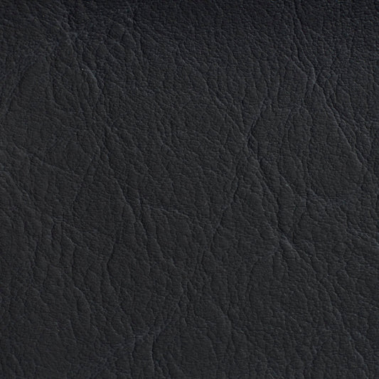 7622 Leather Grain,Plain & Solid Carbon Black Charlotte Fabrics Vinyl