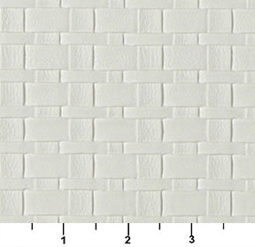 7684 Small Scale Cotton White & Ivory Charlotte Fabrics Vinyl