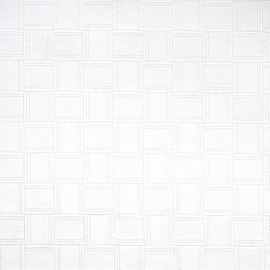 7692 Abstract & Geometric Ivory White & Ivory Charlotte Fabrics Vinyl
