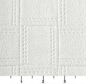 7692 Abstract & Geometric Ivory White & Ivory Charlotte Fabrics Vinyl