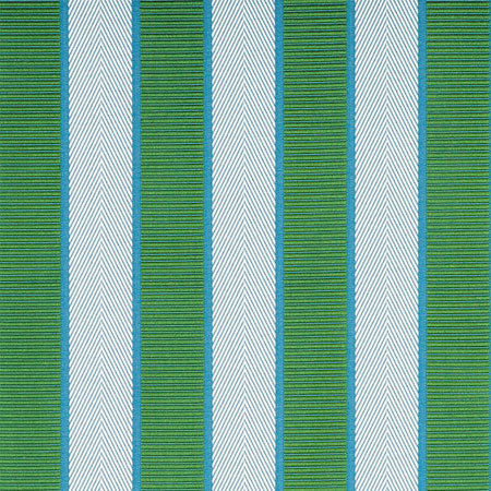 77100 RIBBON STRIPE Emerald Schumacher Fabric