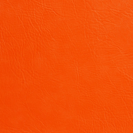 7753 Leather Grain,Plain & Solid Tiger Lily Orange & Rust Charlotte Fabrics Vinyl