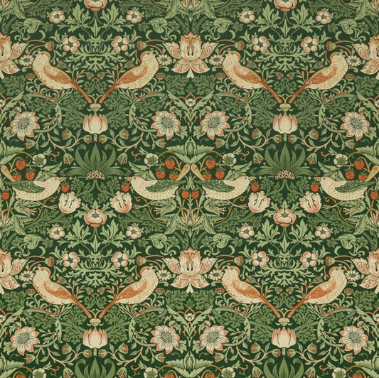 7870 STRAWBERRY THIEF VELVET Stout Upholstery