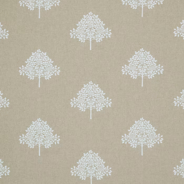 7875-2 WMAH 7875 MARIGOLD TREE EMBROIDERY 2 FLAX FLAX DRAPERY