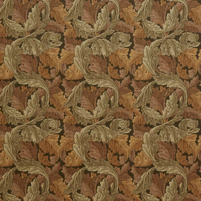 7878-1 WMAH 7878 ACANTHUS VELVET 1 CLOVE CLOVE UPHOLSTERY