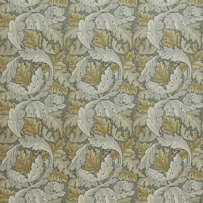 7878-2 WMAH 7878 ACANTHUS VELVET 2 STONE STONE UPHOLSTERY
