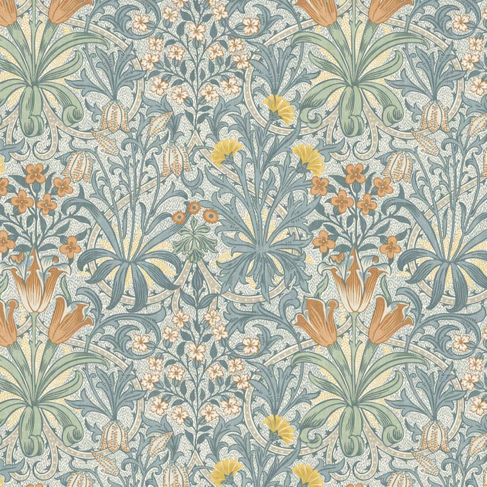 7882-3 WMAH 7882 WOODLAND WEEDS 3 AQUA AQUA MULTIPURPOSE
