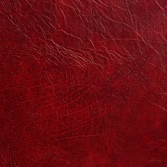 7911 Leather Grain,Plain & Solid Red & Burgundy Charlotte Fabrics Vinyl