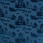 8017129-50 LA PAGODE VELVET NAVY BRUNSCHWIG & FILS