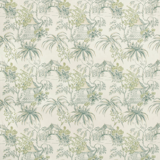 8019138-133 TONGLI PRINT LAGOON BRUNSCHWIG & FILS