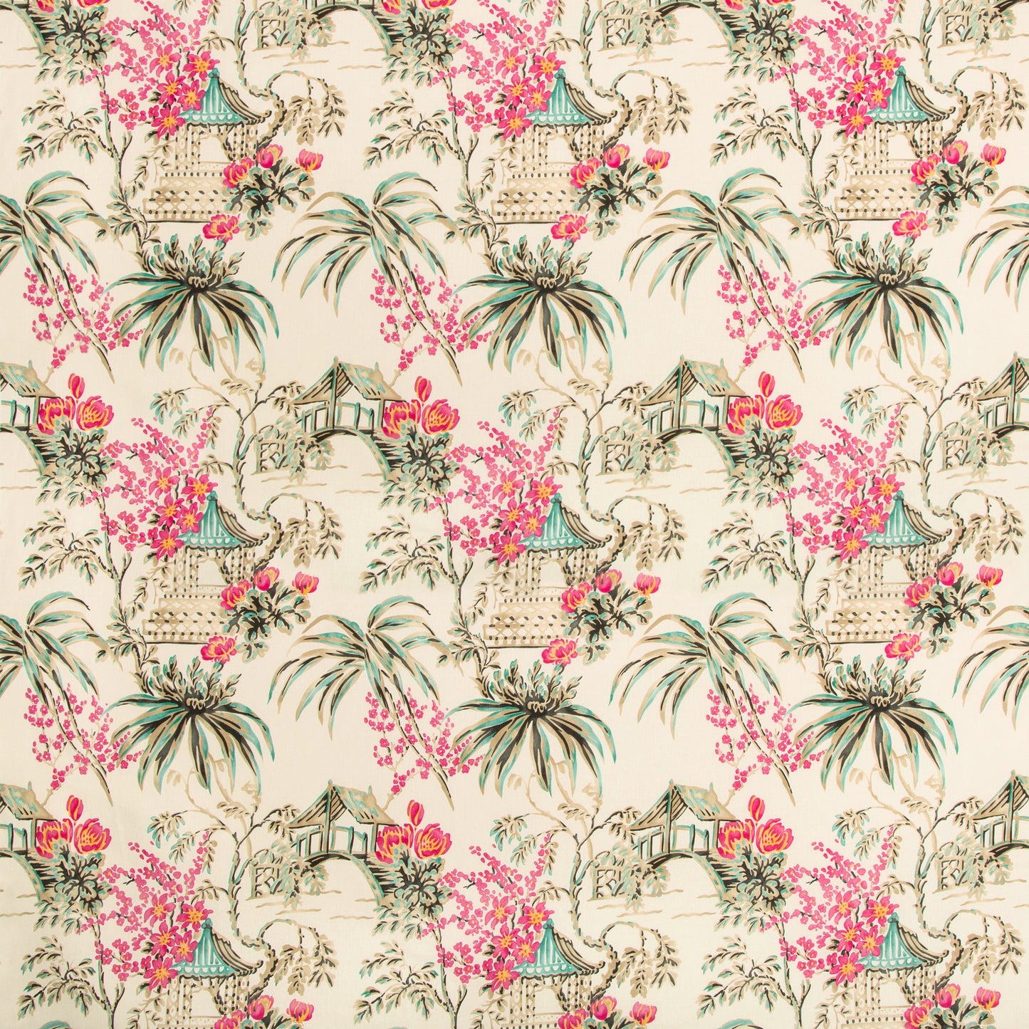 8019138-713 TONGLI PRINT PEONY BRUNSCHWIG & FILS