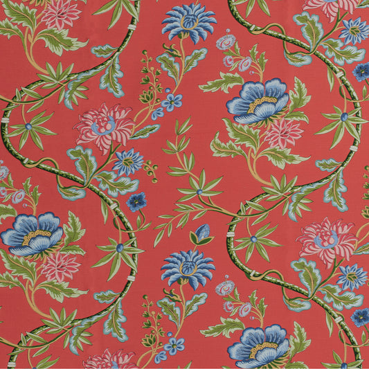 8020122-19 VERONIQUE PRINT RED BRUNSCHWIG & FILS