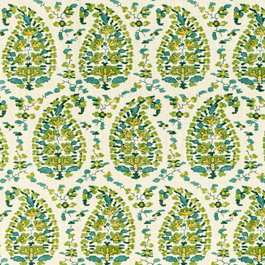 8020130-3 ROUGIER PRINT GREEN BRUNSCHWIG & FILS