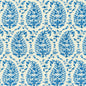 8020130-5 ROUGIER PRINT BLUE BRUNSCHWIG & FILS