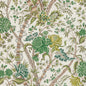 8022100-333 LUBERON PRINT GREEN/LEAF BRUNSCHWIG & FILS