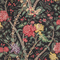 8022100-819 LUBERON PRINT NOIR/MULTI BRUNSCHWIG & FILS