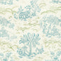 8022101-353 VALENSOLE PRINT TEAL/LEAF BRUNSCHWIG & FILS