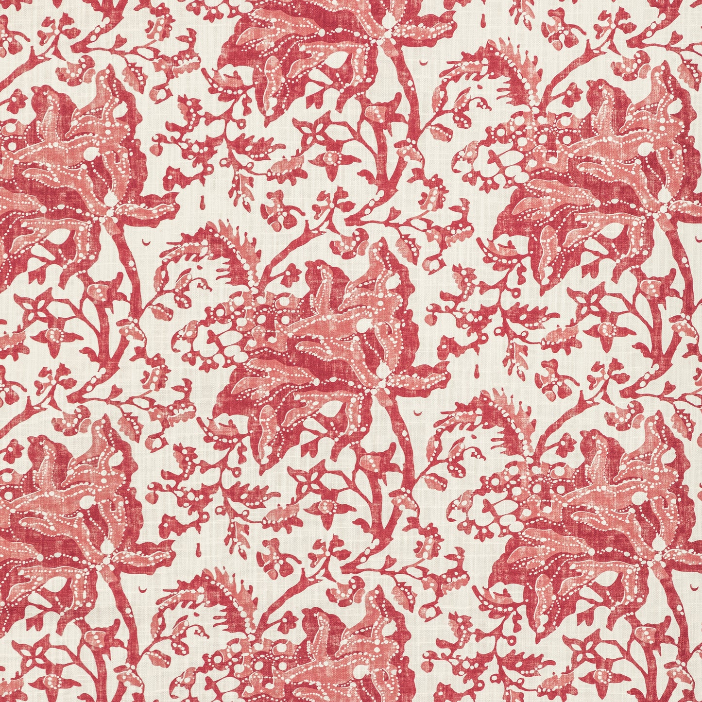 8022102-19 WEYMOUTH PRINT RED BRUNSCHWIG & FILS