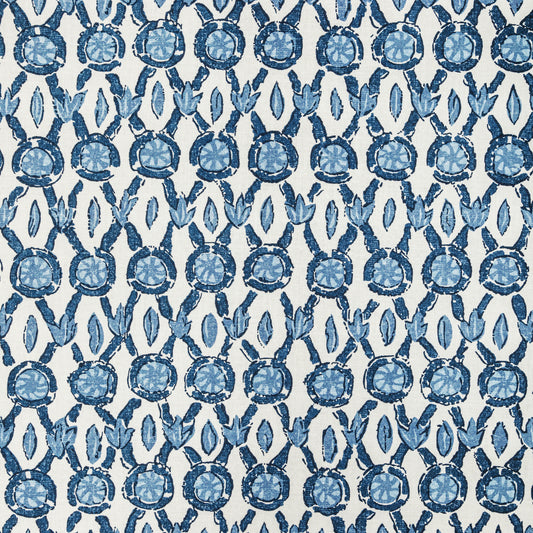 8022103-55 GALON PRINT BLUE BRUNSCHWIG & FILS