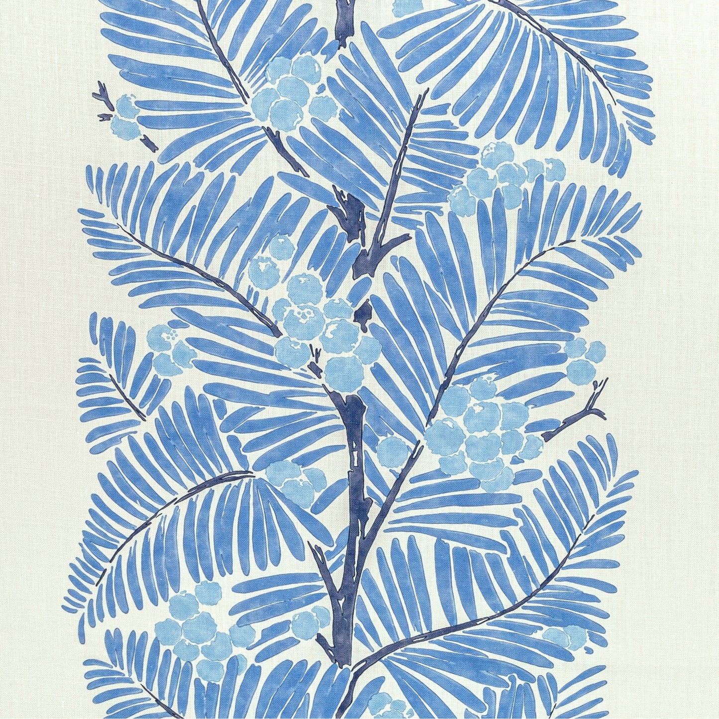 8022138-5 PALMAR PRINT BLUE BRUNSCHWIG & FILS