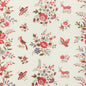 8023103-319 AUREL PRINT RED/GREEN BRUNSCHWIG & FILS