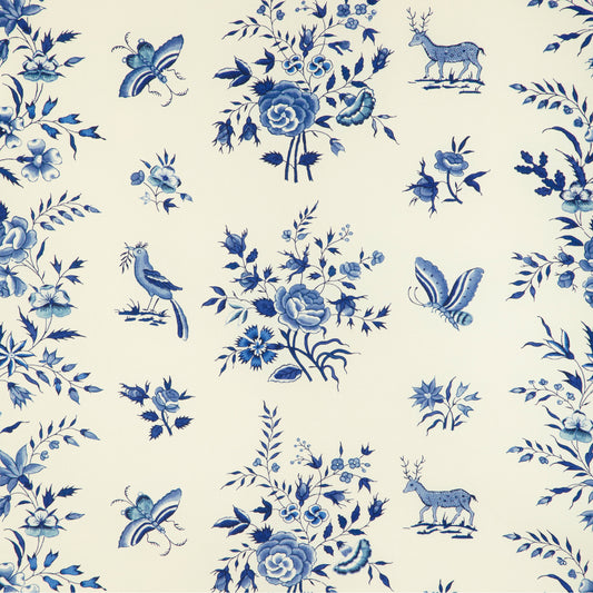 8023103-550 AUREL PRINT SKY/BLUE BRUNSCHWIG & FILS