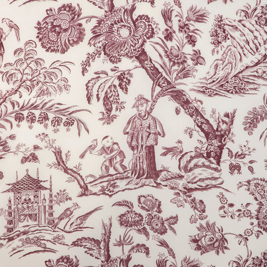 8023104-10 MARCEL PRINT AUBERGINE BRUNSCHWIG & FILS