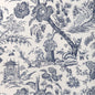 8023104-50 MARCEL PRINT NAVY BRUNSCHWIG & FILS